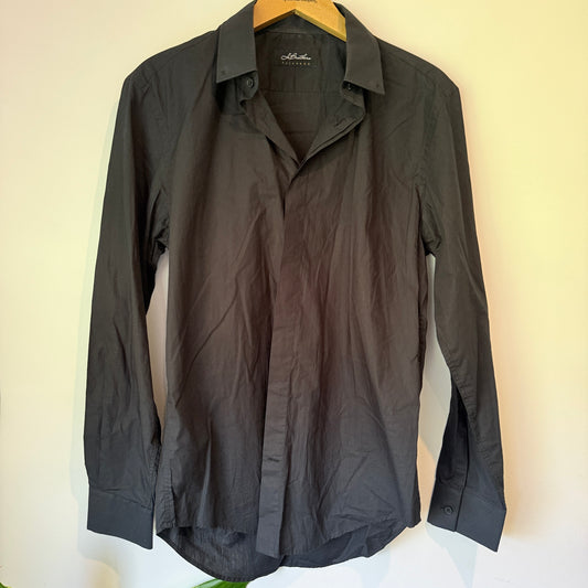 H. Brothers Tailored 100% Cotton Dress Shirt - XS 35/36