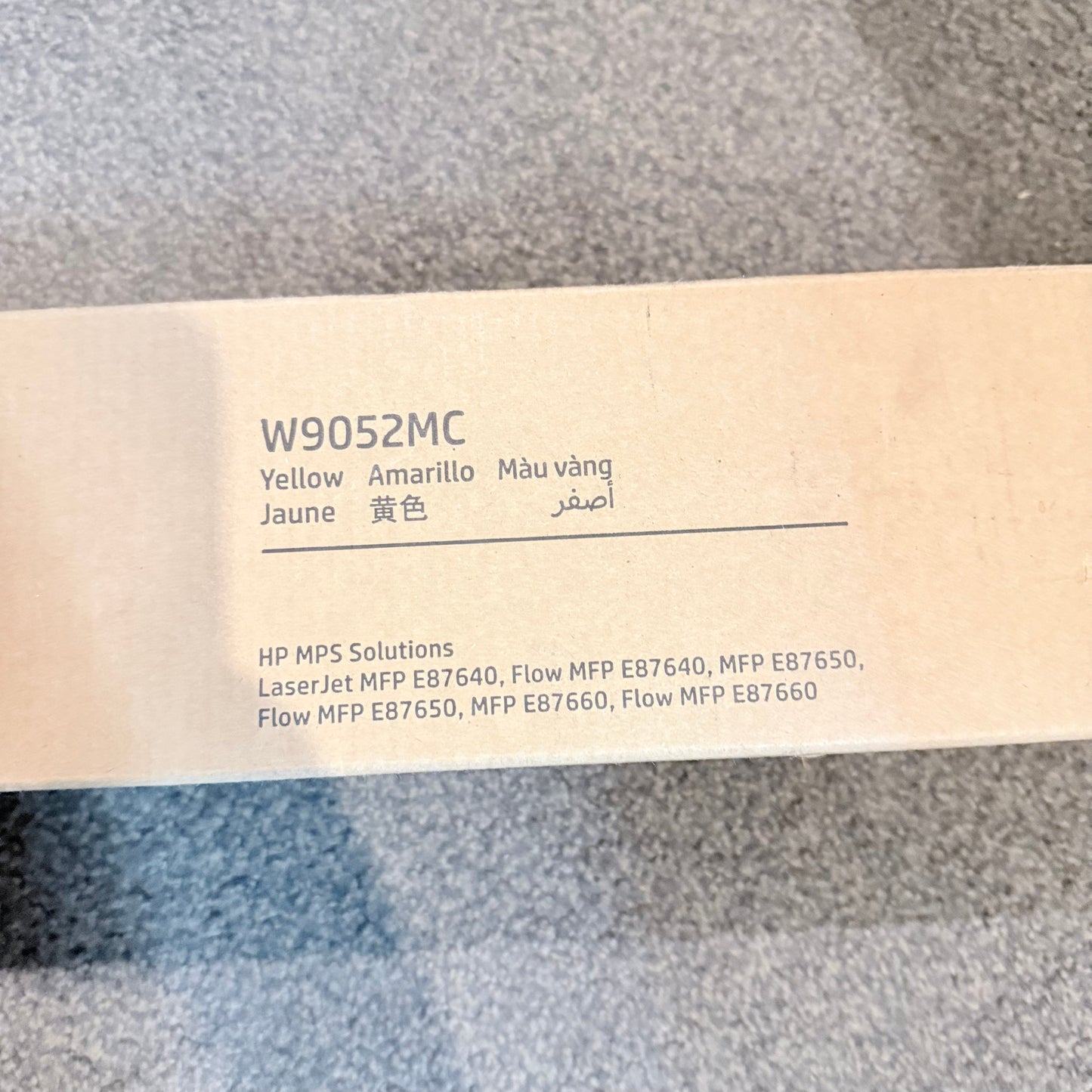 HP W9052MC Managed Yellow Toner Cartridge