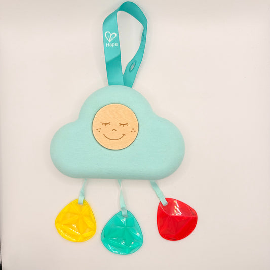 Hape light-up & musical cloud toy - plush toys condition: used - original photo - what’s new toys