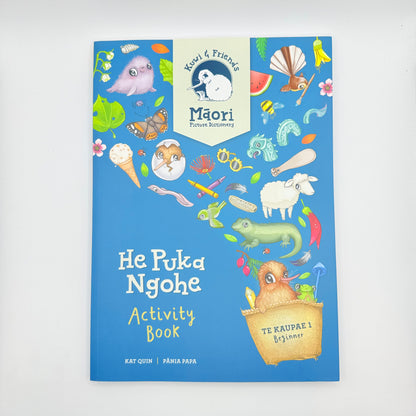 He puka ngohe activity book: kaupae 1 beginner by kat quin / pania papa - print books printed media