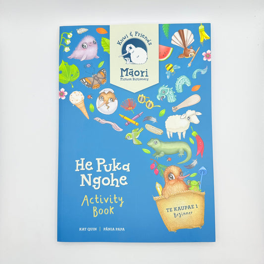 He puka ngohe activity book: kaupae 1 beginner by kat quin / pania papa - print books printed media