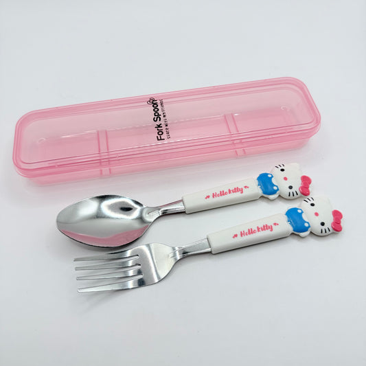 Hello Kitty 2-Piece Cutlery Set with Pink Case