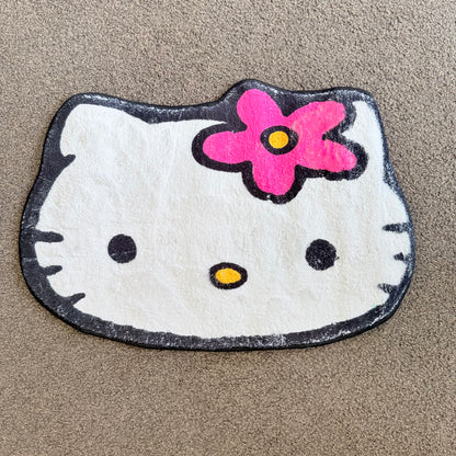 Hello Kitty Head Shaped Floor Mat