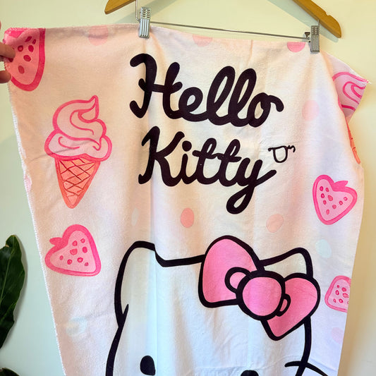 Hello kitty microfibre towel - pink - beach towels original photo - what’s new children’s apparel