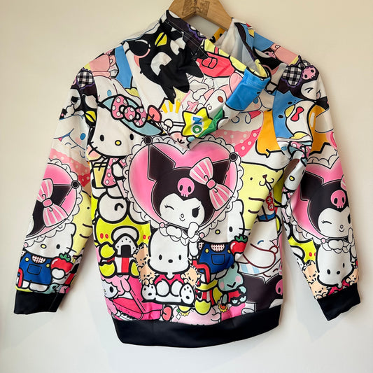 Hello Kitty and Friends All-Over Print Kids' Hoodie (9-10Y)