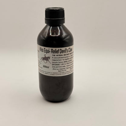 Hira Equi-Relief Devil's Claw 200mL Herbal Supplement for Horses