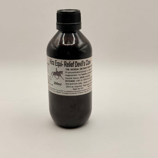 Hira Equi-Relief Devil's Claw 200mL Herbal Supplement for Horses