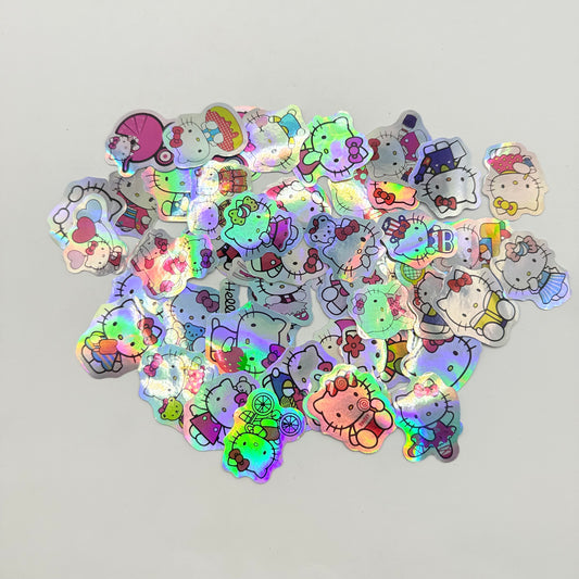 50x Holographic Hello Kitty Decal Pack
