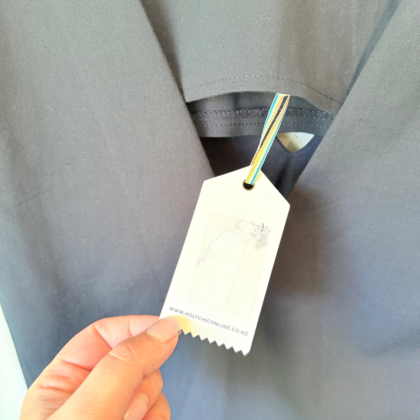 Holy Chic (Trelise Cooper) Black Cotton Pinafore Dress – Size 8