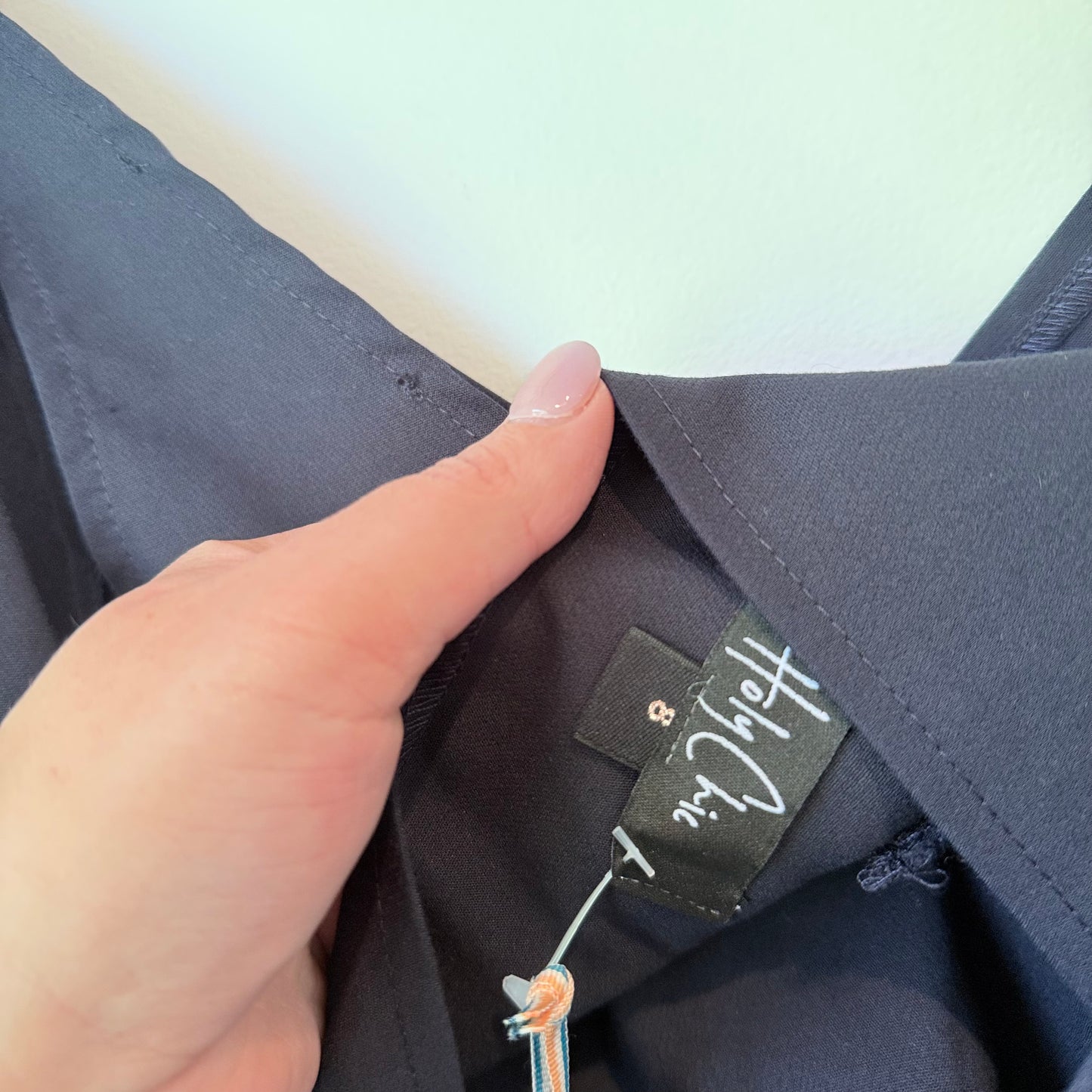 Holy Chic (Trelise Cooper) Black Cotton Pinafore Dress – Size 8