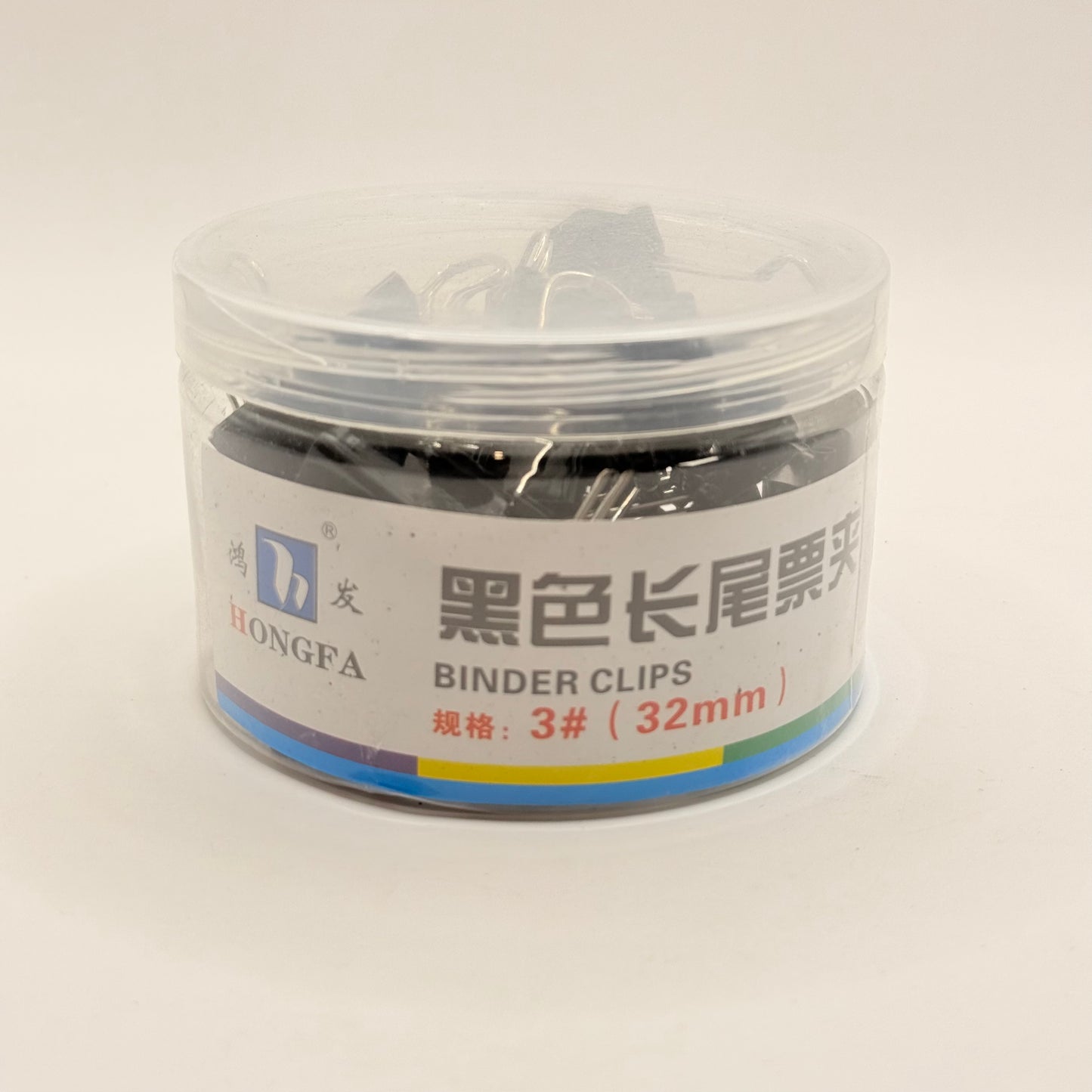 Hongfa 32mm binder clips (set of 24) - binder clips original photo - what’s new stationery