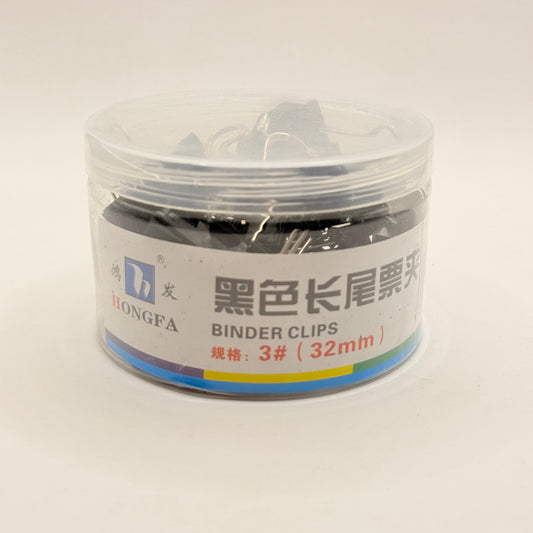Hongfa 32mm binder clips (set of 24) - binder clips original photo - what’s new stationery