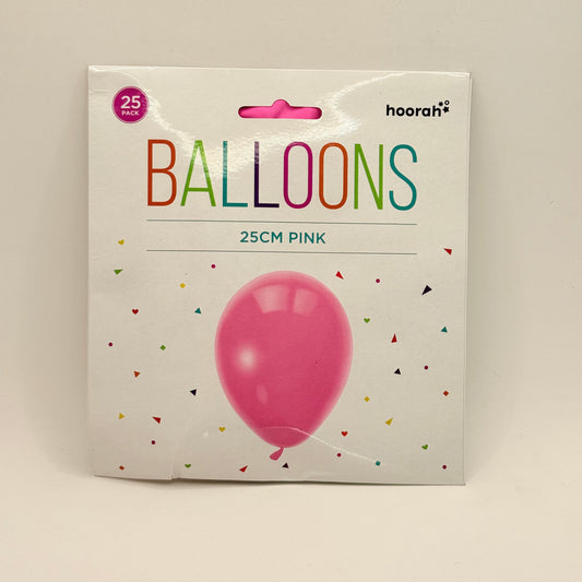 Hoorah Balloons 25cm (25 Pack)