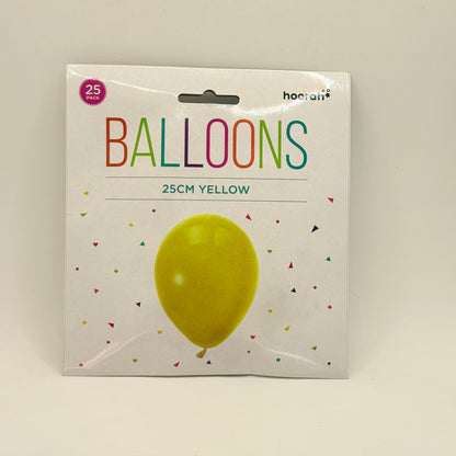 Hoorah Balloons 25cm (25 Pack)