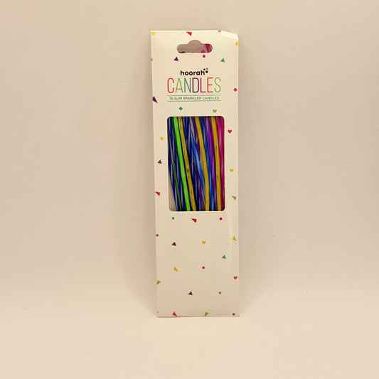 Hoorah Slim Sparkler Candles (18 Pack)