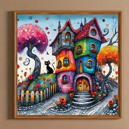 House Diamond Painting Kit — 40×40 cm