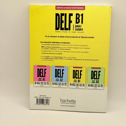 DELF B1 Junior/Scolaire Study Guide by Hachette - French Edition