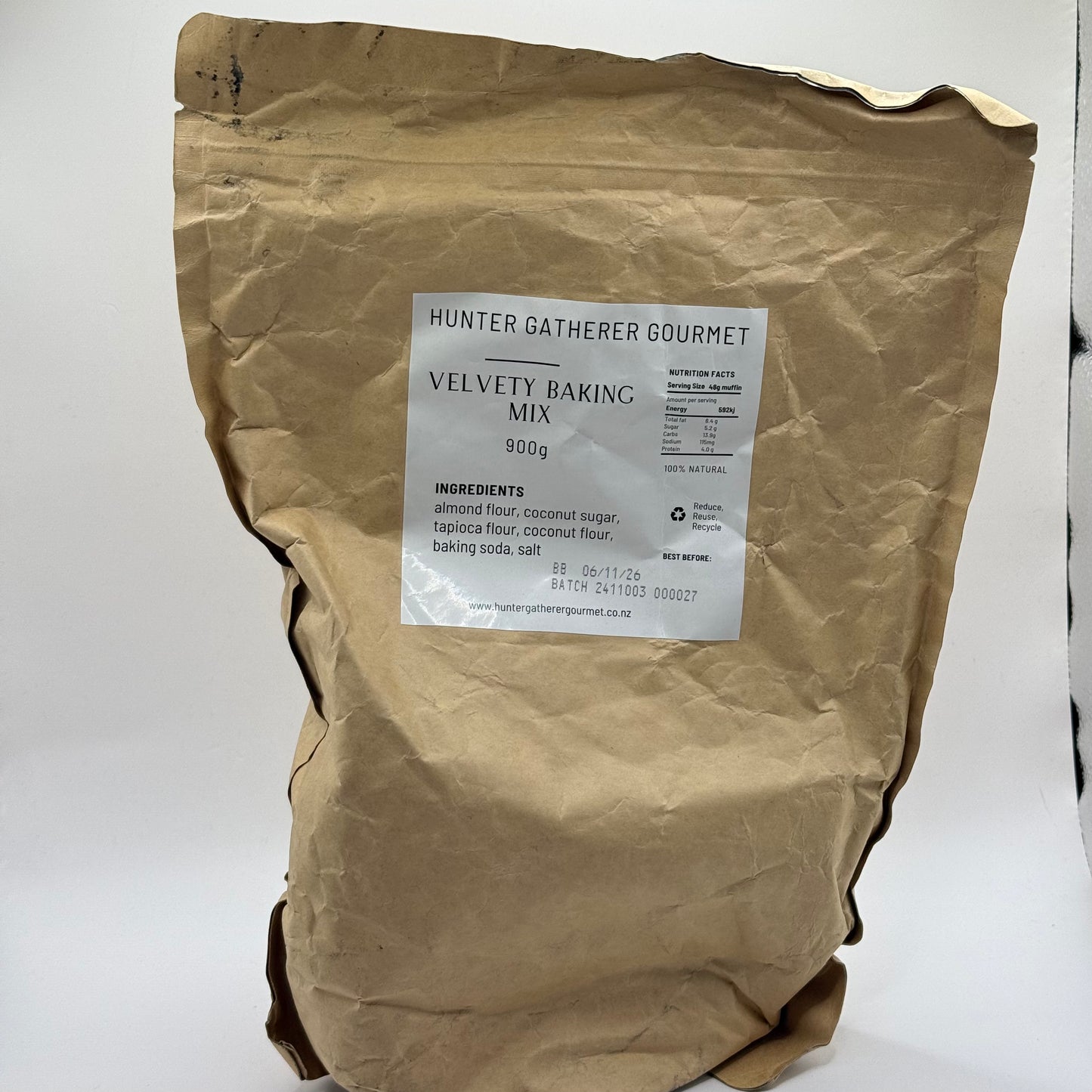 Hunter Gatherer Gourmet Velvety Baking Mix — 900 g