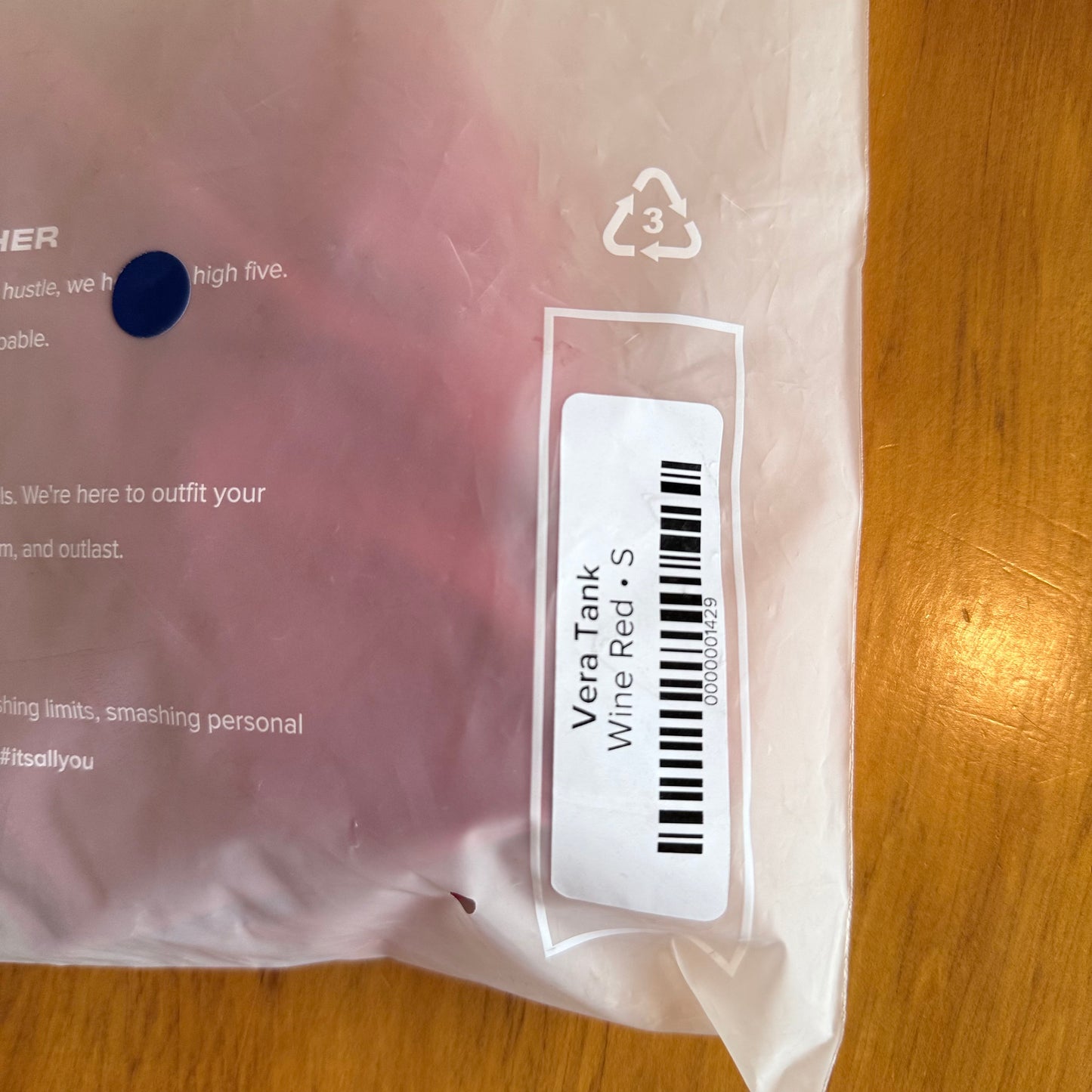 IKTUS Vera Tank Wine Red Size S