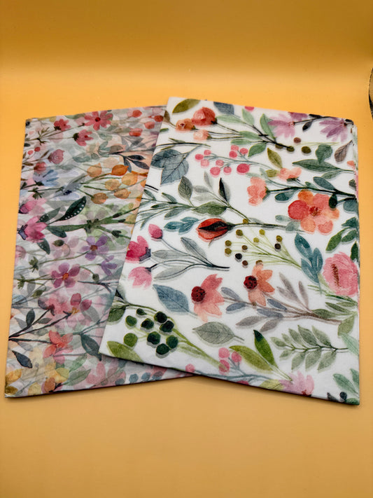 20 Sheets Floral Tissue Paper