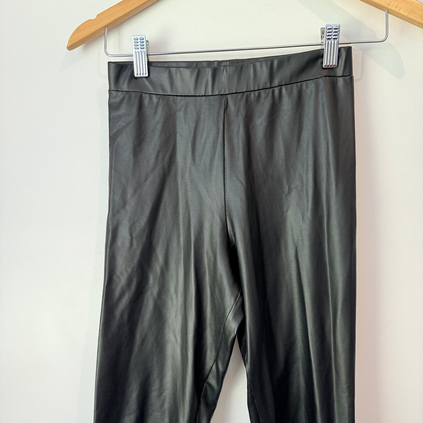 TopShop Size 6 Faux Leather Trousers Leggings