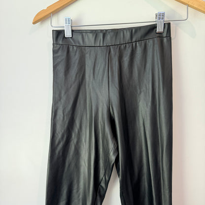 TopShop Size 6 Faux Leather Trousers Leggings