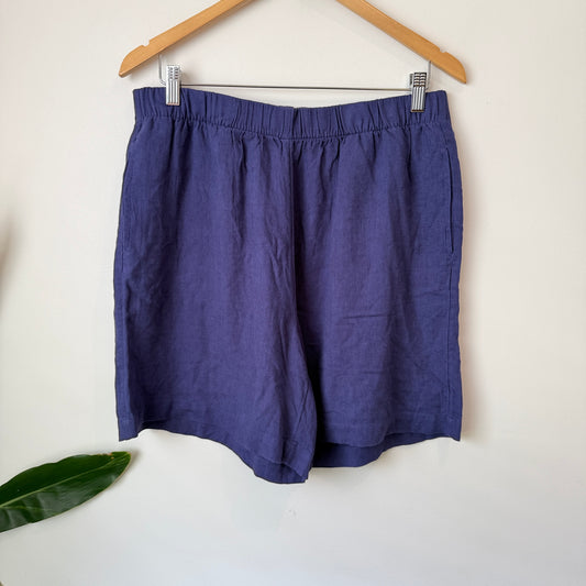 Linen-Blend Women’s Shorts - 82cm waist