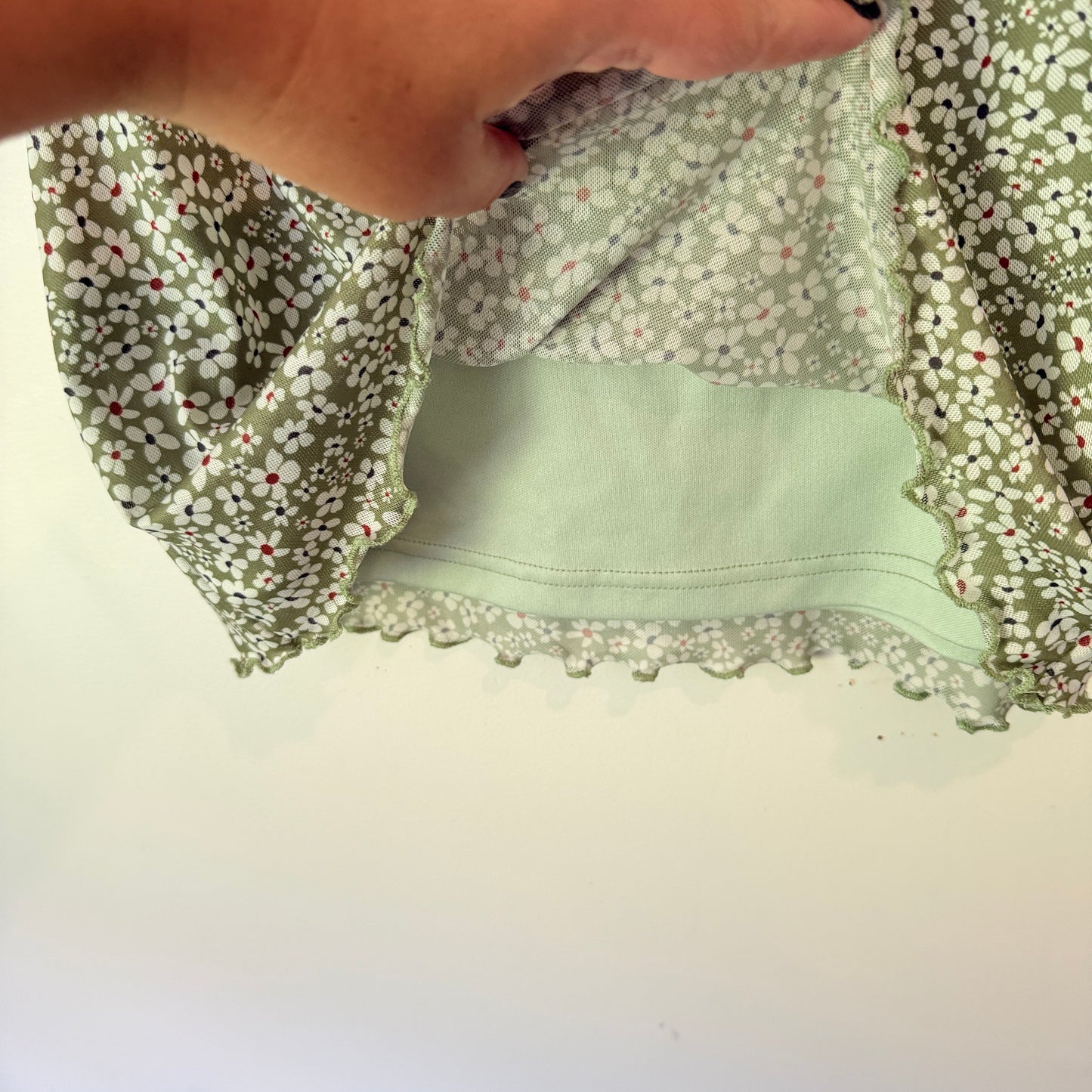 Shein Size XS Patterned Mini Skirt