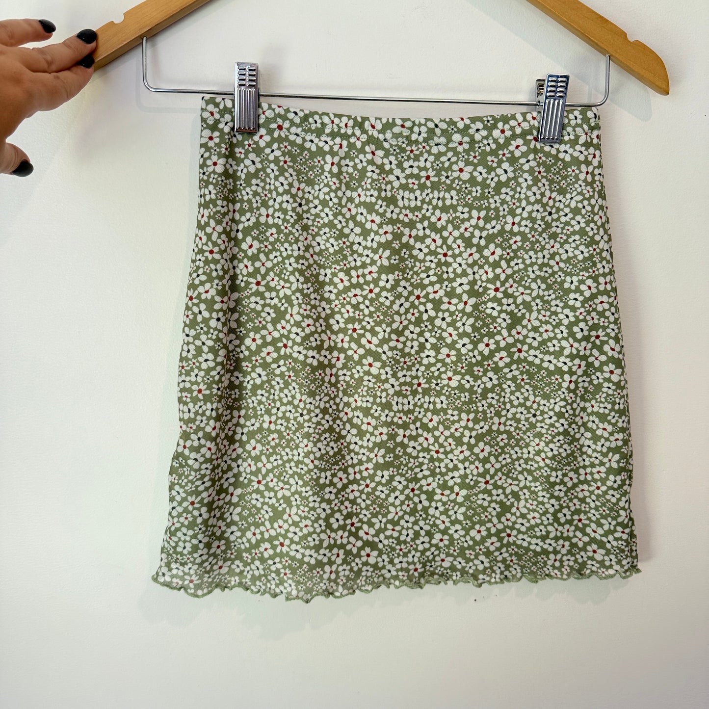 Shein Size XS Patterned Mini Skirt