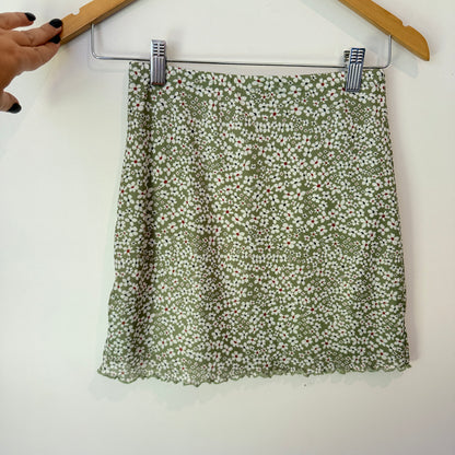 Shein Size XS Patterned Mini Skirt