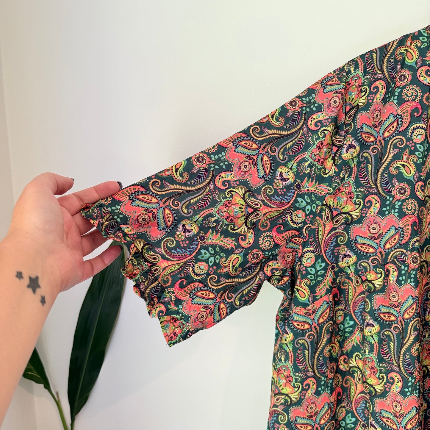 Zanzea Size 4XL Floral Paisley Print Dress