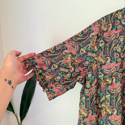 Zanzea Size 4XL Floral Paisley Print Dress
