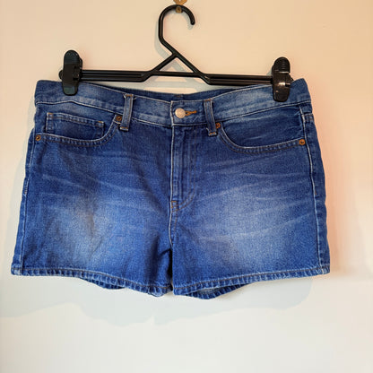 Uniqlo Size Waist 86cm Blue Denim Shorts
