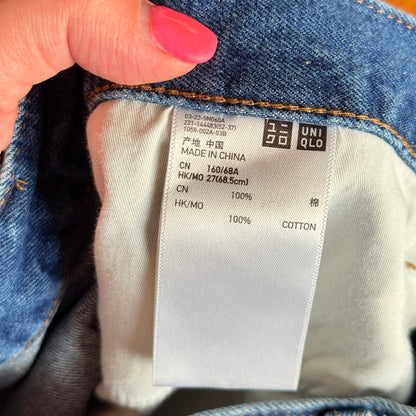Uniqlo Size Waist 86cm Blue Denim Shorts