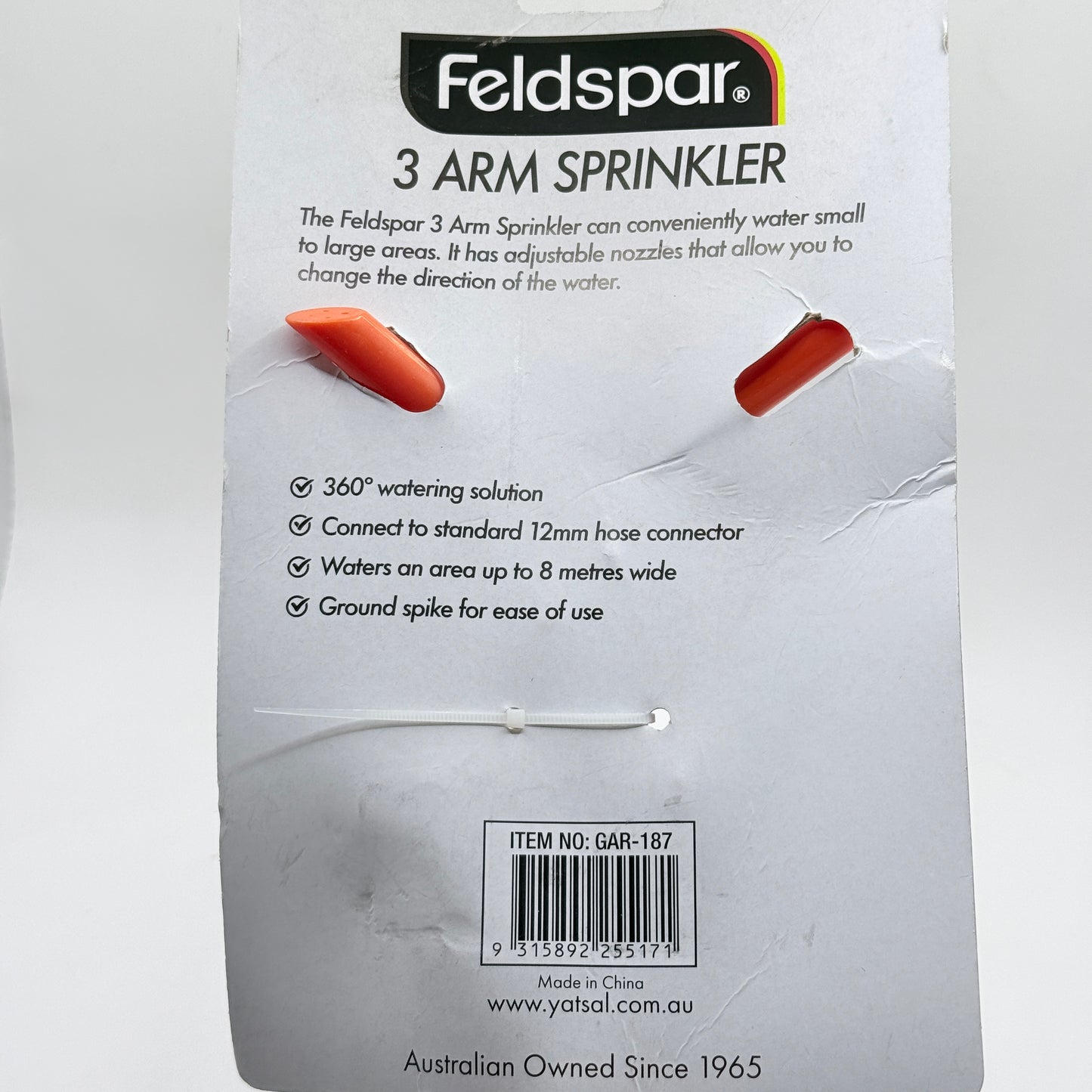 Feldspar 3 Arm Sprinkler with Spike