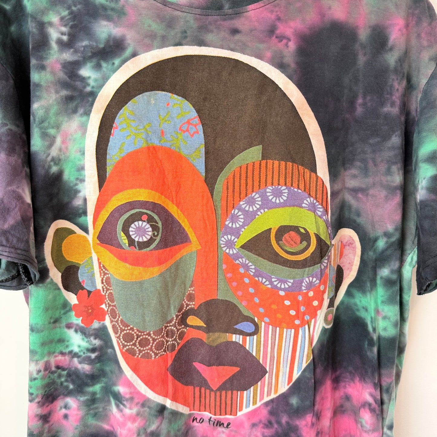 No Time Size M Tie-Dye T-Shirt
