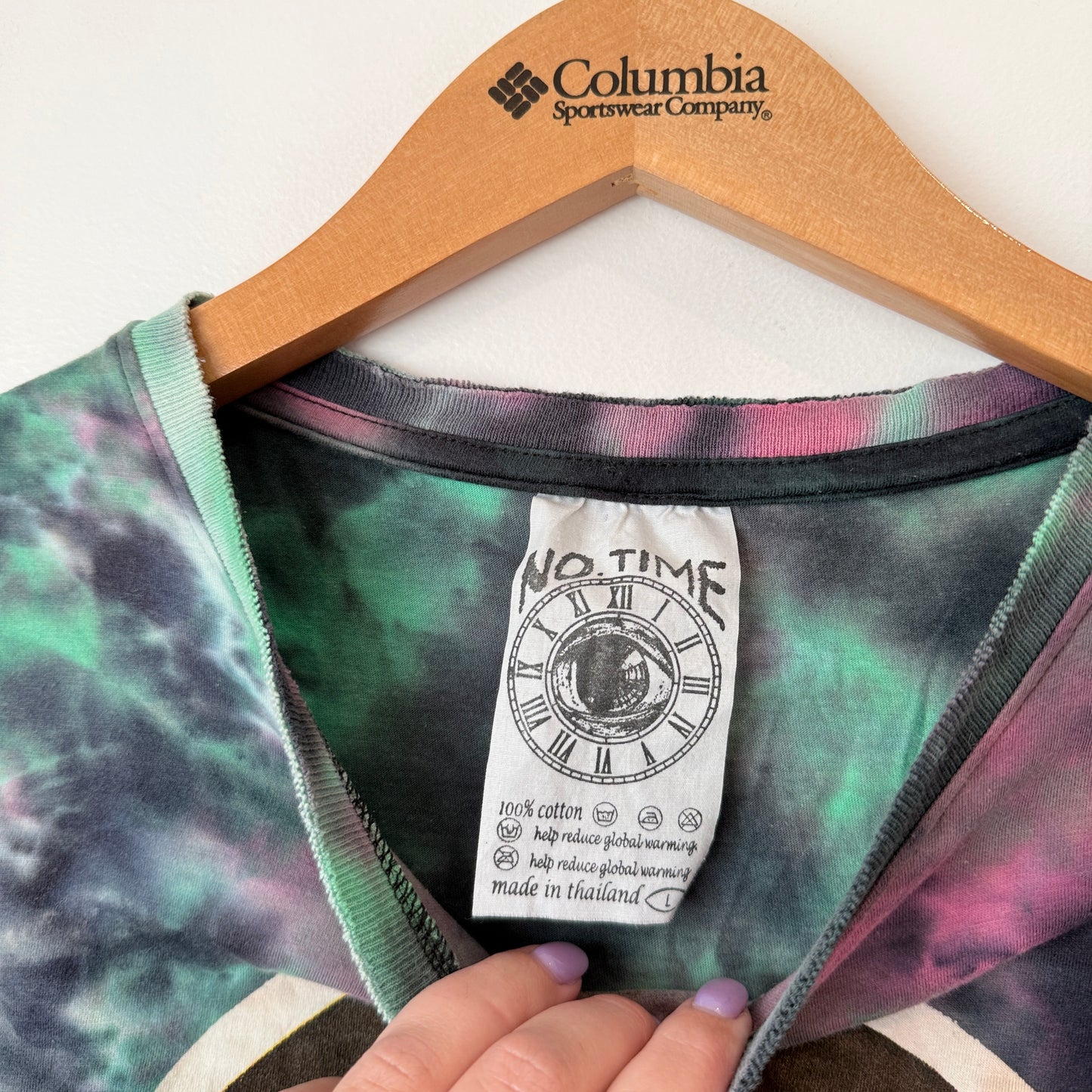 No Time Size M Tie-Dye T-Shirt