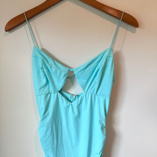 Tiger Mist Size S Cut-Out Cowl-Neck Mini Dress