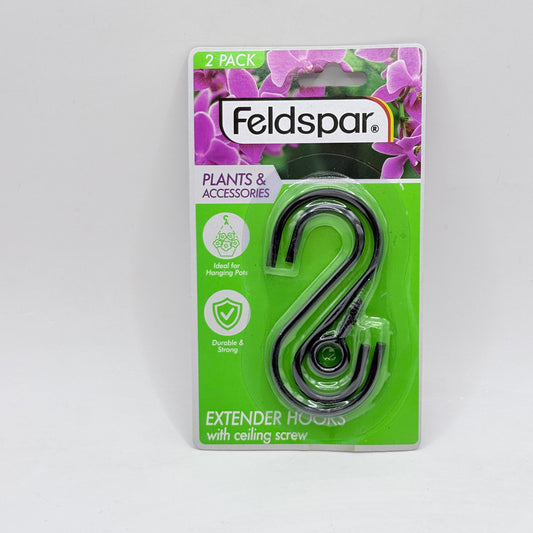 Feldspar Extender Hooks with Ceiling Screw (2 Pack)