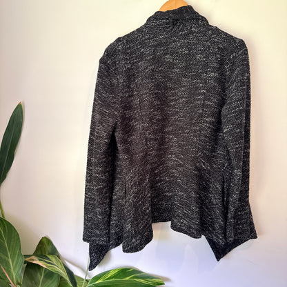 BNCI Size L Drape Front Blazer