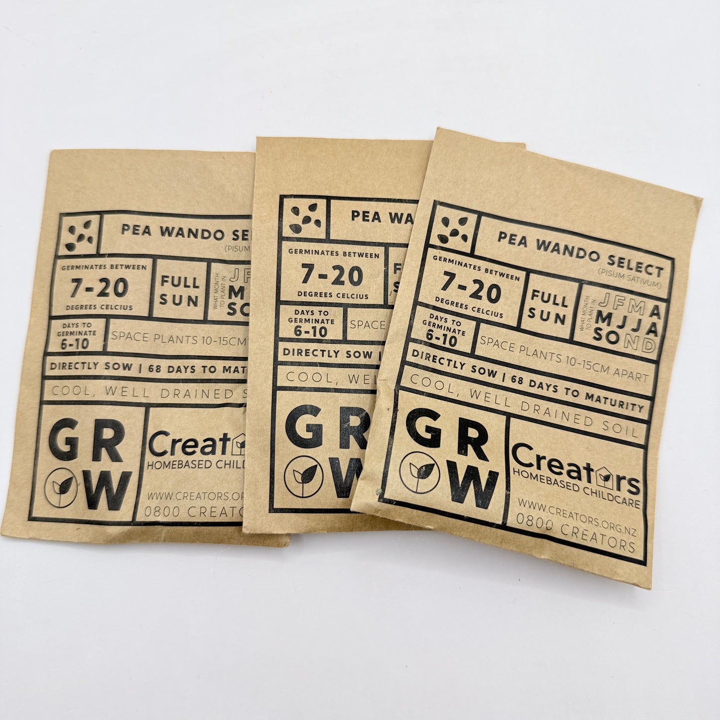Pea Wando Select Seeds (3 Pack)