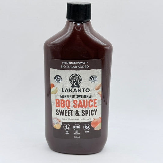 Lakanto Sweet & Spicy BBQ Sauce 360mL (Past BB)