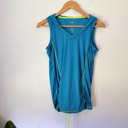 Crane Size L Pacer Hooded Tank Top