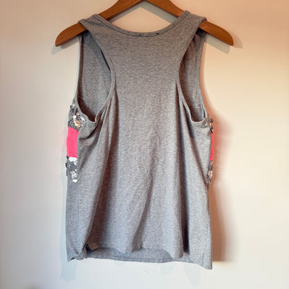 Augustine Size M Sleeveless Gray Tank Top