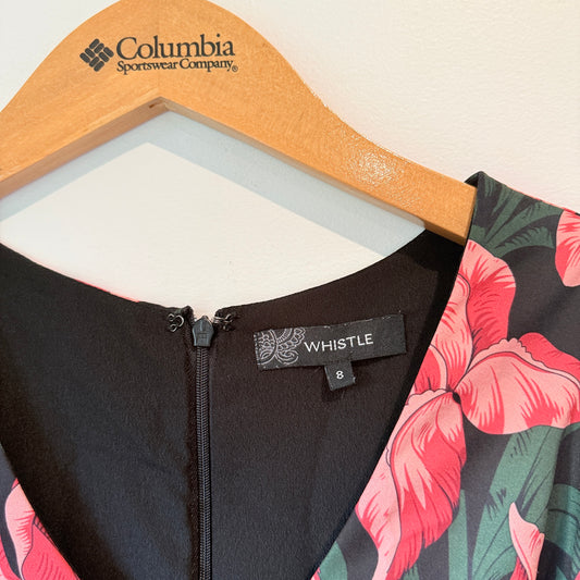 Whistle Size 8 Floral Print Dress