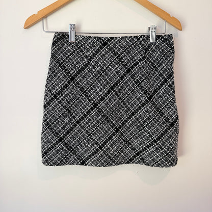 Glassons Size 8 Tweed Look A-Line Mini Skirt