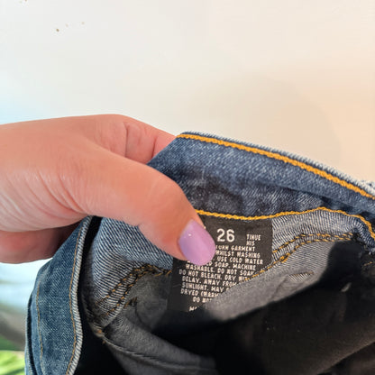 Bettina Liano Size 26 Blue Denim Jeans