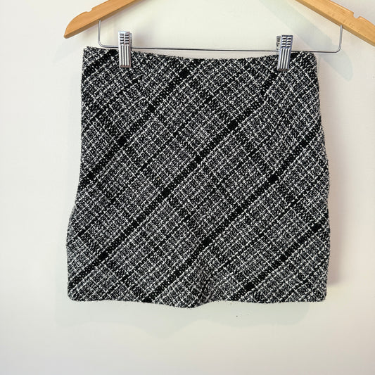 Glassons Size 8 Tweed Look A-Line Mini Skirt