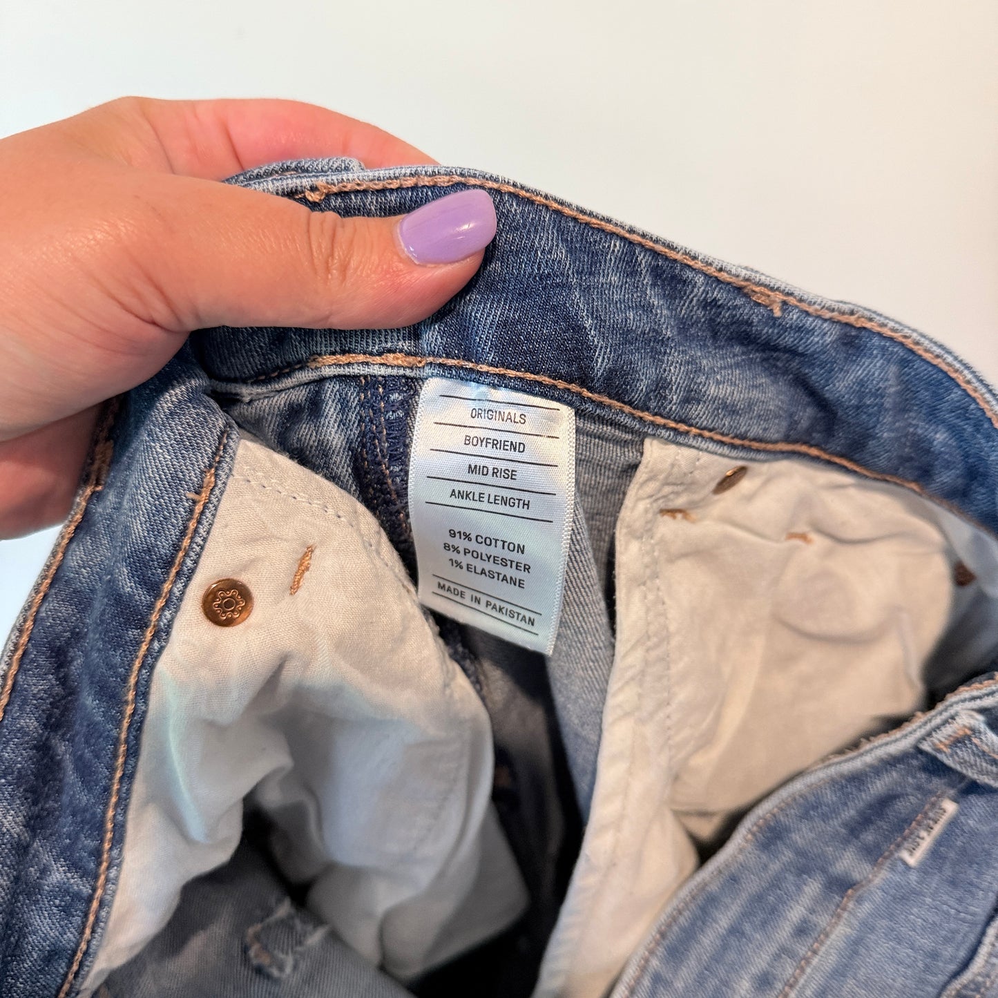 Just Jeans Size 11 Medium Blue Straight Fit Jeans