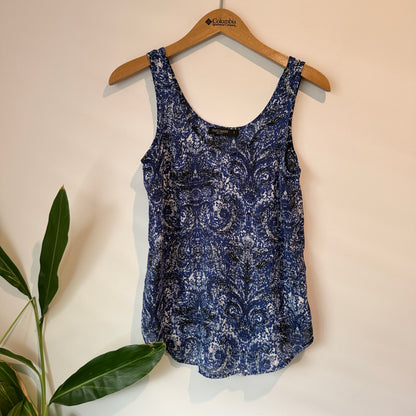 Just Jeans Size 8 Paisley Print Sleeveless Top